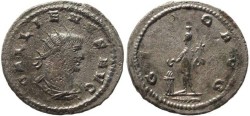 Ancient Coins - Gallienus Antoninianus - GENIO AVG - Göbl 1631c
