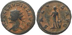 Ancient Coins - Roman coin of Claudius II Gothicus Antoninianus- SALVS AVG - Antioch. 