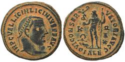 Ancient Coins - Ancient Roman coin of the Emperor Licinius I as Augustus minted in Alexandria, Egypt