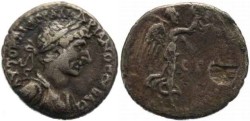 Ancient Coins - Hadrian AR Hemidrachm Cappadocia Caesaria