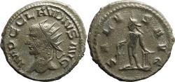 Ancient Coins - Ancient Roman coin of Claudius II Gothicus minted in Antioch - SALVS AVG
