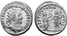 Ancient Coins - Ancient Roman coin of Valerian I silver antoninianus - RESTITVT ORIENTVS - Samosata Mint