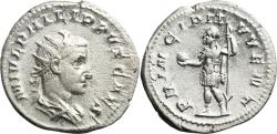 Ancient Coins - Ancient Roman silver coin of Philip II - PRINCIPI IVVENT