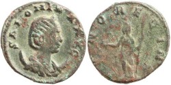 Ancient Coins - Salonina Antoninianus - Rome mint - Juno reverse