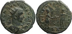 Ancient Coins - Ancient Roman coin of the Emperor Probus as Augustus - CLEMENTIA TEMP