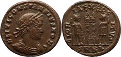 Ancient Coins - Ancient Roman coin of Constantius II minted in Cyzicus