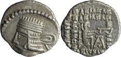 Ancient Coins - Ancient Kings of Parthia silver drachm