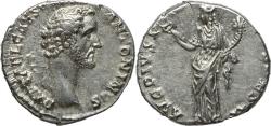 Ancient Coins - Roman silver denarius of Antoninus Pius - Felicitas