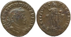 Ancient Coins - Roman coin of Constantine I - SOLI INVICTO COMITI - Lugdunum