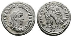 Ancient Coins - Ancient Roman coin of Philip II Billon Tetradrachm struck in Seleucis and Pieria, Antioch