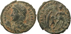 Ancient Coins -  Roman coin of Constans cententionalis - FEL TEMP REPARATIO - Antioch Mint