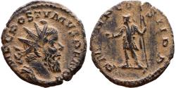 Ancient Coins - Ancient Roman coin of Postumus minted in Lyons in 260AD and found in the Holyland