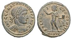 Ancient Coins - VF+ Ancient Roman coin of Constantine I The Great minted in Ostia, Rome, Italy