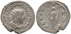 Ancient Coins - Roman coin of Gordian III AR silver antoninianus - FELICIT TEMP
