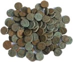 Ancient Coins - 100 Roman Egyptian Potin Tetradrachms