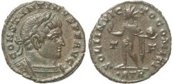 Ancient Coins - Ancient Roman coin of Constantine I - SOLI INVICTO COMITI - Treveri Mint