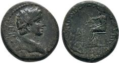 Ancient Coins - Ancient Roman Provincial coin of the Emperor Tiberius minted in Prymnessus, Phyrgia