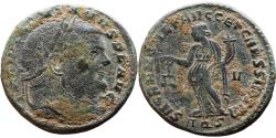Ancient Coins - Ancient Roman coin of Maximianus I Herculius - Moneta holding scales - Minted in Aquileia
