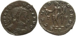 Ancient Coins - Ancient Roman coin of Licinius I - GENIO POP ROM - Treveri Mint 