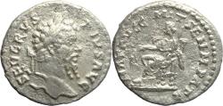 Ancient Coins - Ancient Roman silver denarius of the Emperor Septimius Severus minted in Rome