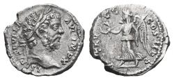 Ancient Coins - Ancient Roman silver denarius of the Emperor Septimius Severus minted in Laodicea ad Mare