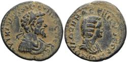 Ancient Coins - Roman coin of Septimius Severus and Julia Domna -  Hierapolis-Kastabala, Cilicia - RARE
