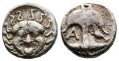 Ancient Coins - Ancient Thracian silver coin from Apollonia Pontika - 5th Century BC