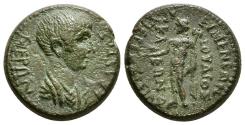 Ancient Coins - Ancient Roman Provincial coin of Nero with Apollo minted in Eumenea, Phrygia