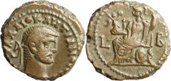 Ancient Coins - Ancient Roman Provincial coin of the Emperor Diocletian Potin Tetradrachm of Alexandria, Egypt