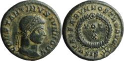 Ancient Coins - Ancient Roman coin of Constantine II as Caesar minted in Siscia - CAESARVM NOSTRORVM
