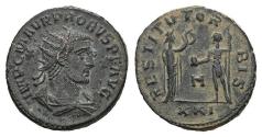 Ancient Coins - Ancient Roman coin of the Emperor Probus minted in Antioch - CLEMENTIA TEMP