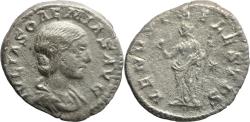 Ancient Coins - Ancient Roman silver denarius of Julia Soaemias (Mother of Elagabalus) - VENVS CAELESTIS