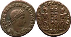 Ancient Coins - VF+ Ancient Roman coin of Constantine II as Caesar minted in Nicomedia