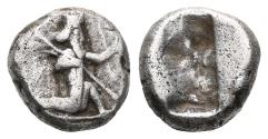 Ancient Coins - Ancient Persian silver coin - Time of Darios I to Xerxes II 485-420BC - Achaemenid Empire