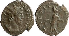 Ancient Coins - Ancient Roman coin of the Emperor Tetricus I found in England