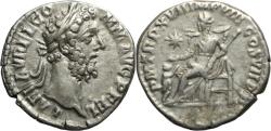 Ancient Coins - Ancient Roman coin of Commodus AR silver denarius -  Pietas