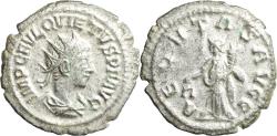 Ancient Coins - Ancient Roman coin of Quietus 260-261 AD minted in Antioch