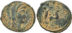 Ancient Coins - VF+ Ancient Roman coin of Constantine I the Great reaching for the Hand of God