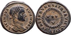 Ancient Coins - VF+/EF+Ancient Roman coin of Licinius II as Caesar minted in Siscia