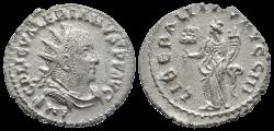 Ancient Coins - Ancient Roman silver coin of Valerian as Augustus minted in Rome