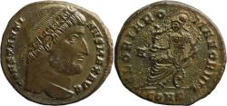 Ancient Coins - Ancient Roman coin of Constantine I The Great minted in Constantinople - GLORIA ROMANORVM