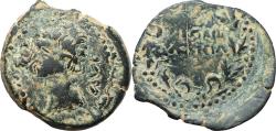 Ancient Coins - Ancient Roman Provincial coin of Augustus minted in Colonia Patricia - doublestruck!