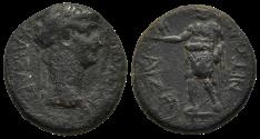 Ancient Coins - Ancient Roman Provincial coin of Claudius I minted in Aezanis, Phrygia - Zeus with Eagle