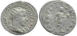 Ancient Coins - Gordian III silver antoninianus - SAECVLI FELICITAS 