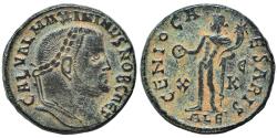 Ancient Coins - EF+ Ancient Roman coin of the Emperor Maximinus II minted in Alexandria, Egypt - GENIO CAESARIS