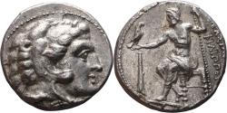 Ancient Coins - EF Ancient Greek silver tetradrachm of Philip III of Macedon struck in the names and types of Alexander III The Great