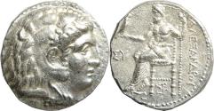 Ancient Coins - Ancient Macedonian silver tetradrachm in the names and types of Alexander III The Great 336-323 BC