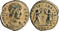 Ancient Coins - Ancient Roman coin of the Emperor Constans as Augustus - VICTORIAE DD AVGG Q NN