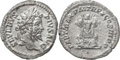Ancient Coins - Septimius Severus silver denarius 193-211AD - Captives