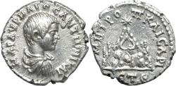 Ancient Coins - Superb Ancient Roman Silver Coin of the Emperor Caracalla as Caesar minted in Caesarea, Cappadocia
